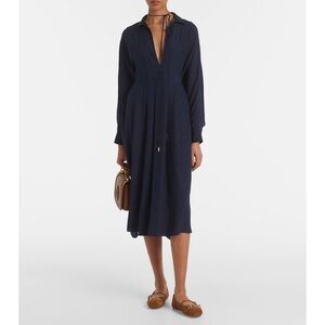 GUCCI Horsebit Silk Midi Dress🔴